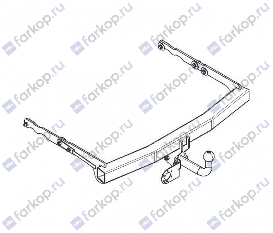 Фаркоп AvtoS для Ford Mondeo (седан, универсал) 2007-2014 Арт. FD 23 FD 23 в 