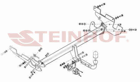 Фаркоп Steinhof для Mazda CX-5 2011-2017 Арт. M-032 M-032 в 