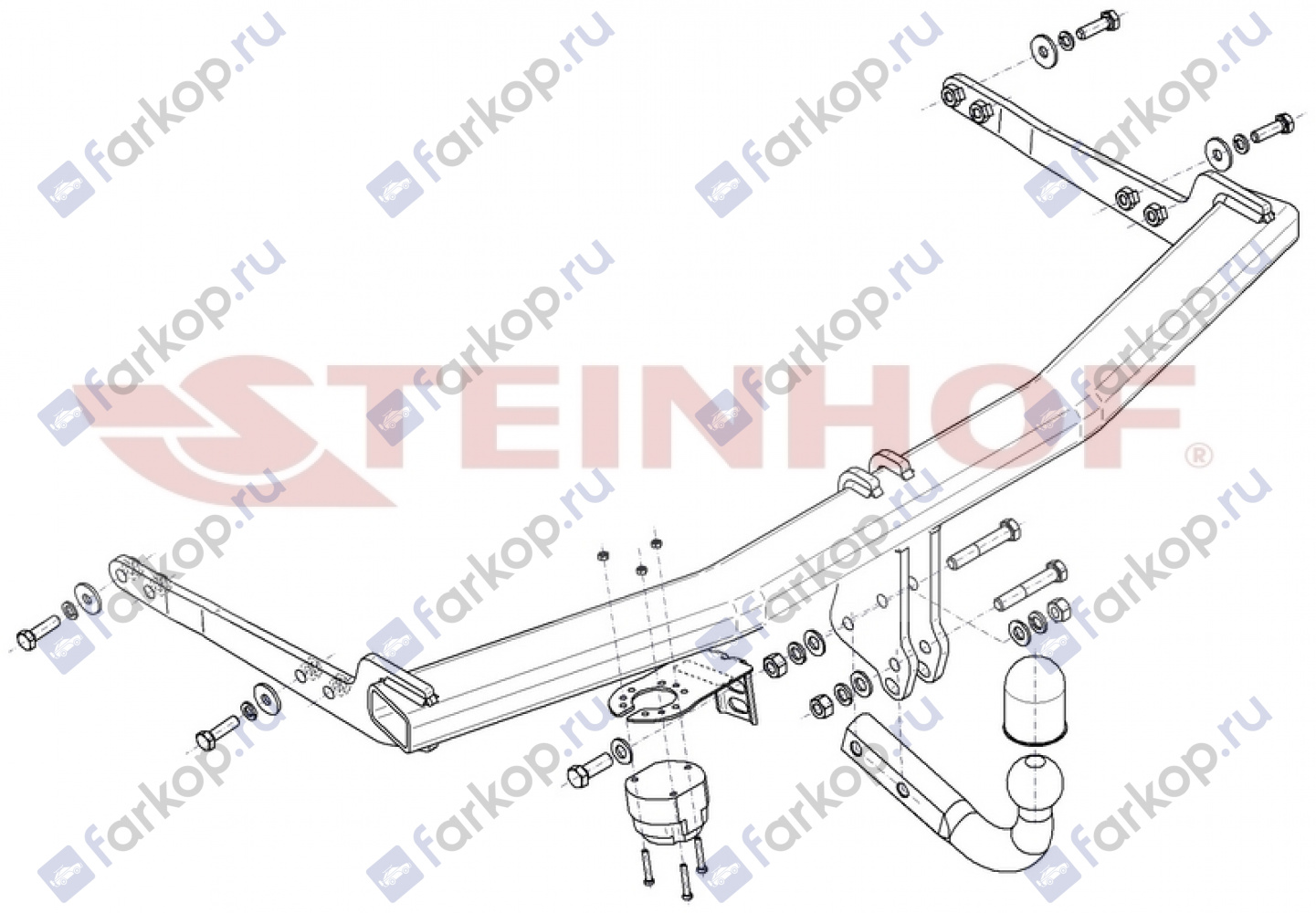 Фаркоп Steinhof для Skoda Octavia 2020- Арт. S-350 S-350 в 