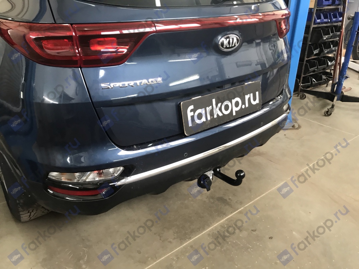 Фаркоп Лидер Плюс для Kia Sportage 2018-, (кроме 2.4, GT-Line, Black Edition) K124-A в 