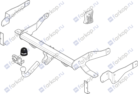 Фаркоп Brink для Chevrolet Captiva 2006-2013 Арт. 461800 461800 в 