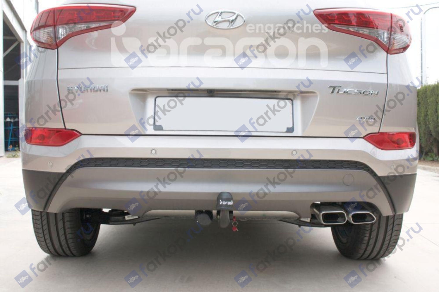 Фаркоп Aragon для Hyundai Tucson 2015-2018 E2502BV в 