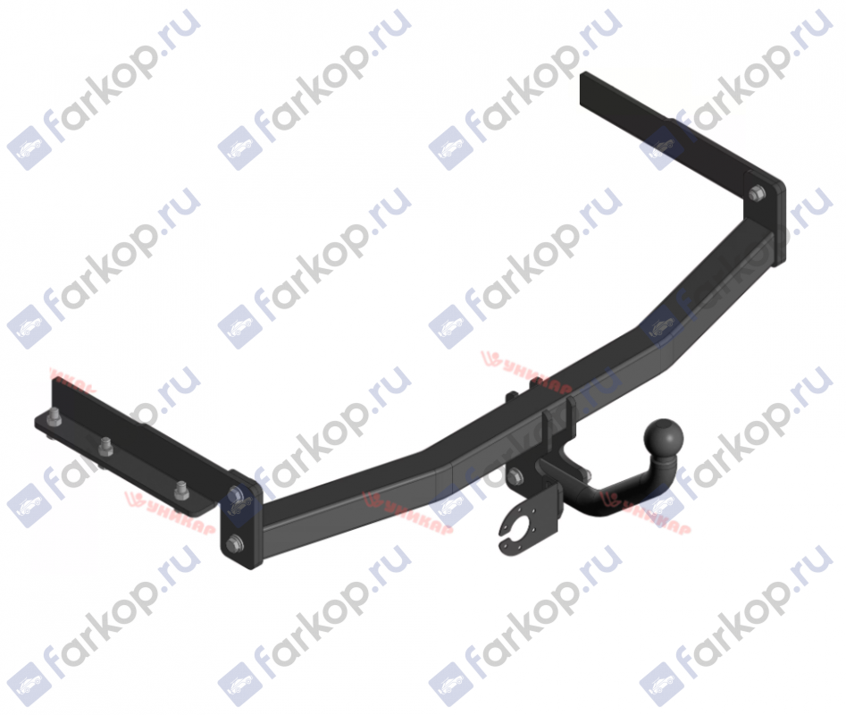 Фаркоп Уникар для Nissan Note 2005-2013  Арт. 01024A 01024A в 