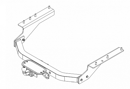 Фаркоп Baltex для Toyota RAV4 2013-2019, (для а/м c подножкой) Арт. Y25 Y25 в 