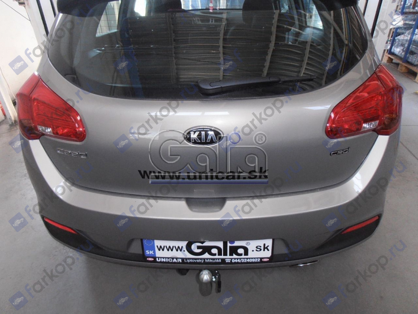 Фаркоп Galia для Kia Ceed (хетчбек) 2012-2018 H086C в 