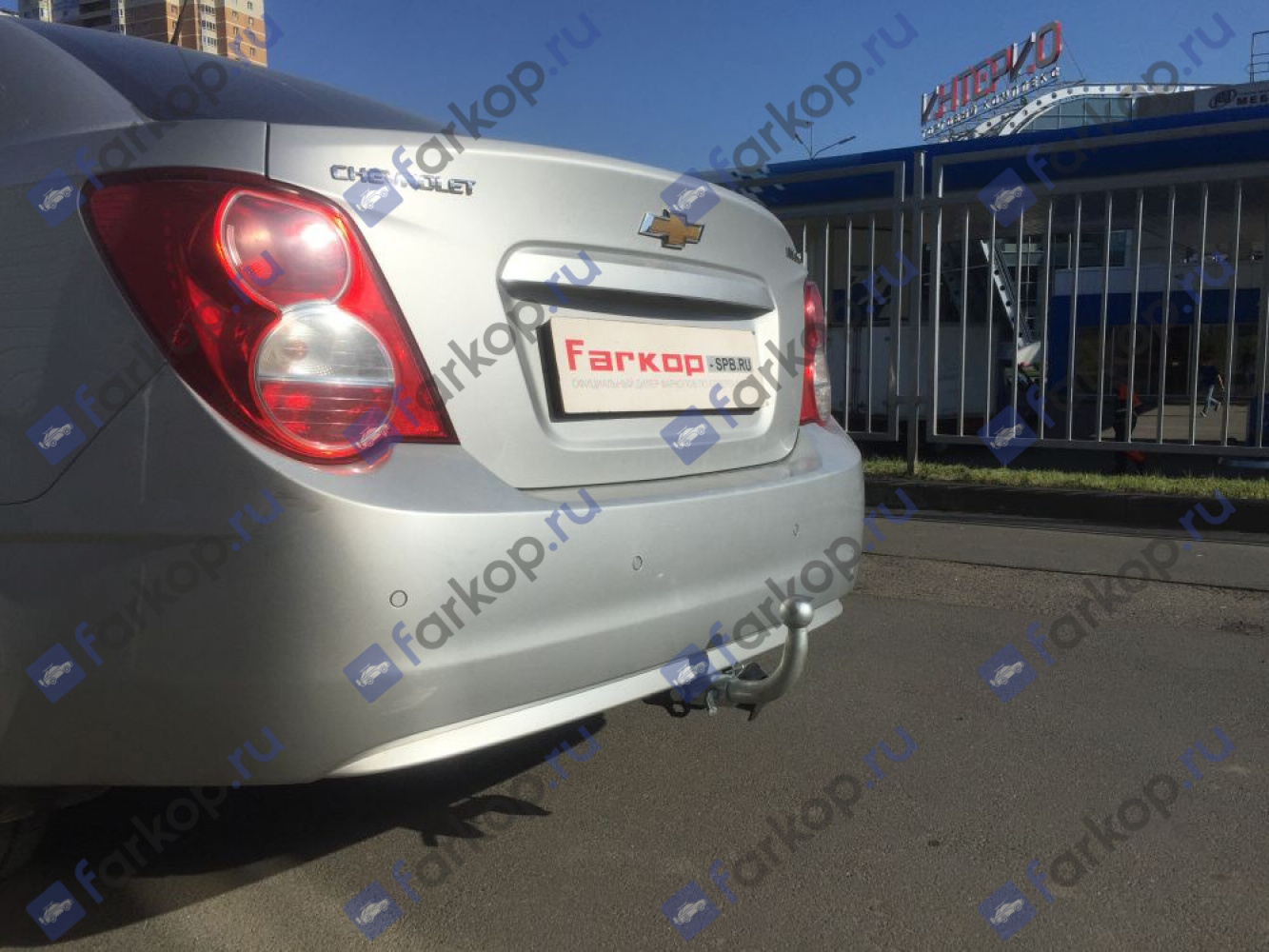 Фаркоп Лидер Плюс для Chevrolet Aveo (седан) 2012- Арт. C215-BA C215-BA в 