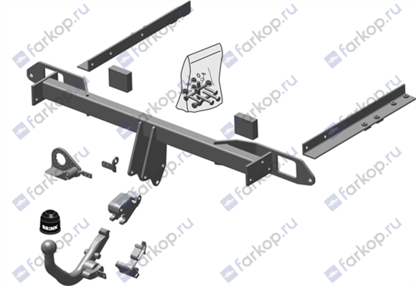 Фаркоп Brink для Opel Insignia  (седан, хетчбек) 2008-2017 Арт. 522300 522300 в 