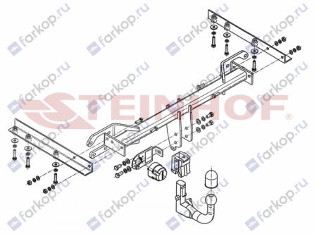 Фаркоп Steinhof для Subaru Legacy Outback 2009-2015 S-369 в 