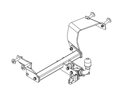 Фаркоп Auto-Hak для Nissan Micra 1992-2002 V 50A в 