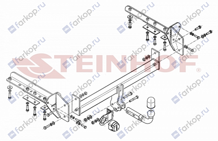 Фаркоп Steinhof для Subaru Forester 2013-2018 Арт. S-370 S-370 в 