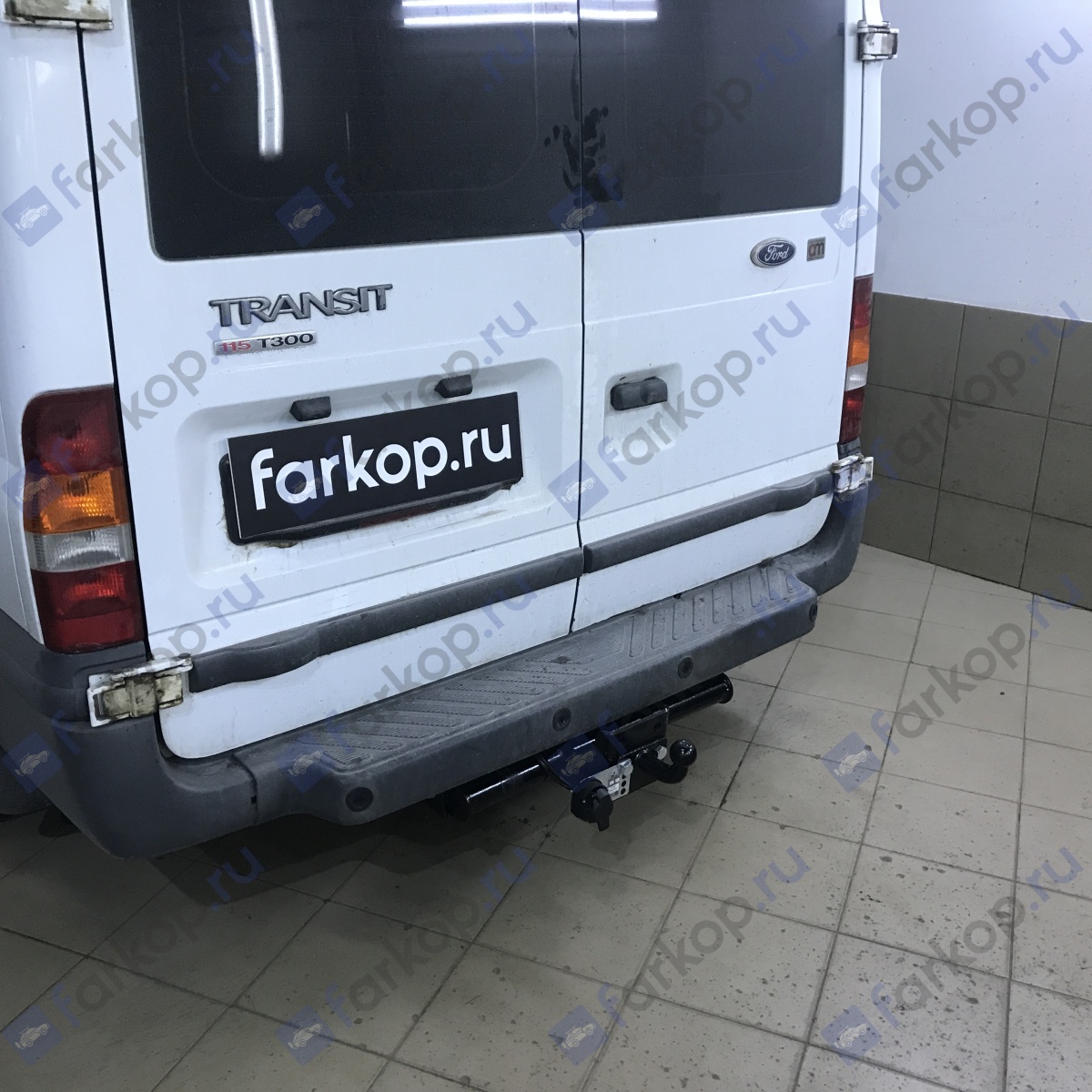 Фаркоп Лидер Плюс для Ford Transit 2000-2014, (для а/м со ступенькой, без ступеньки) Арт. F116-FC F116-FC в 