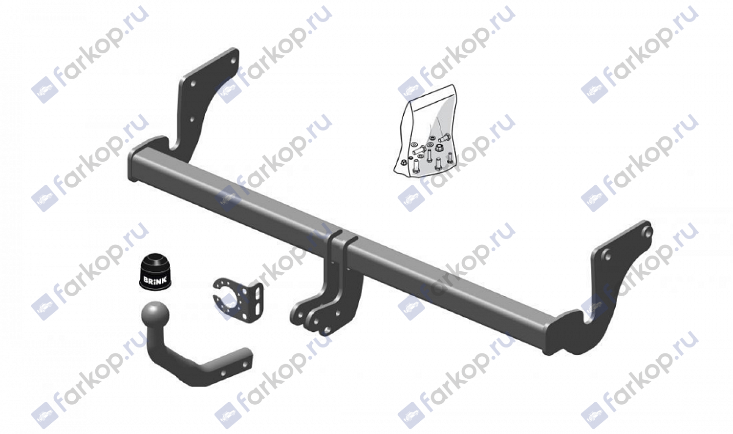 Фаркоп Brink для Renault Duster 2010-2015 Арт. 531400 531400 в 