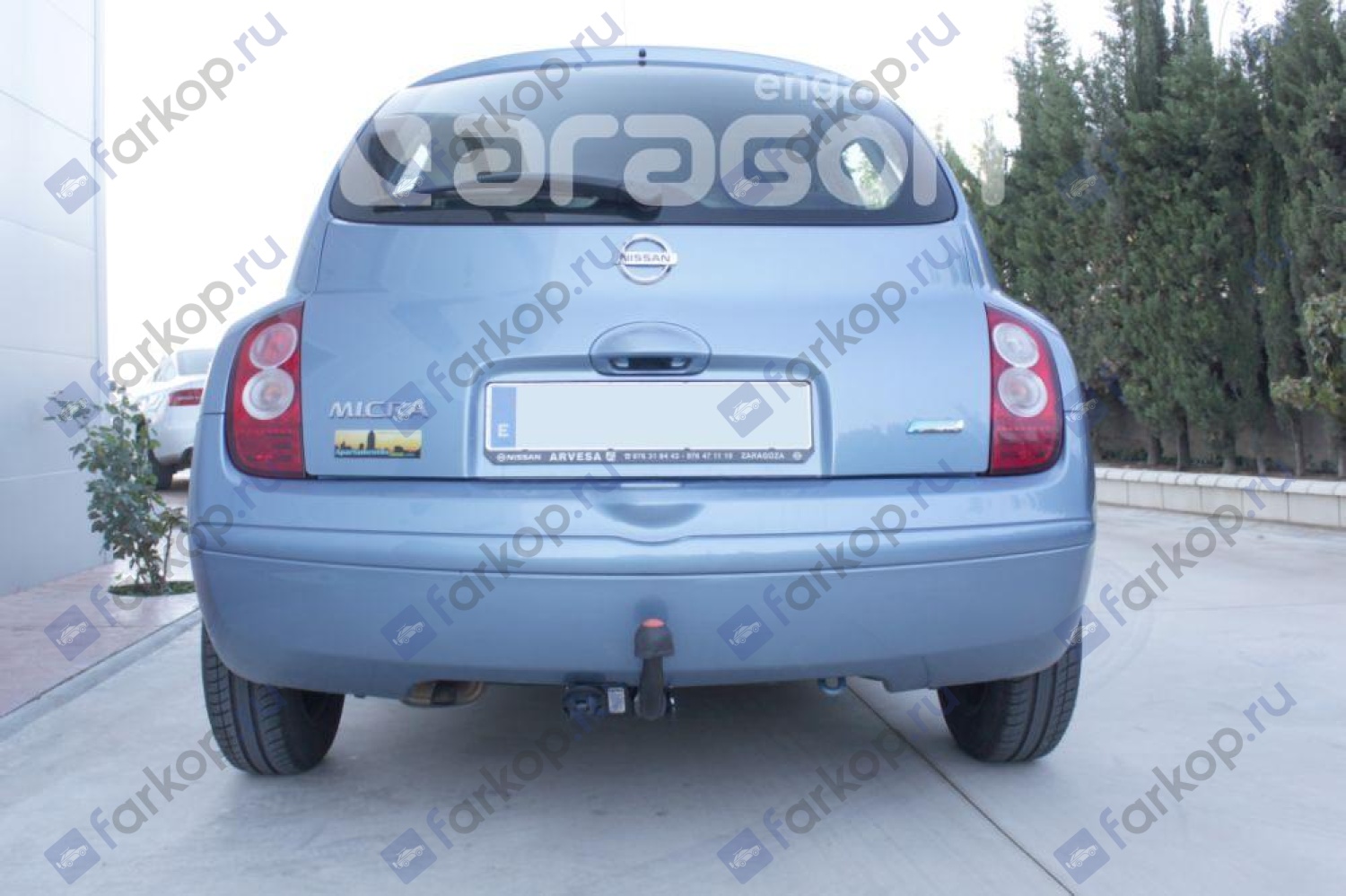 Фаркоп Aragon для Nissan Micra 2003-2010 E4401BA в 