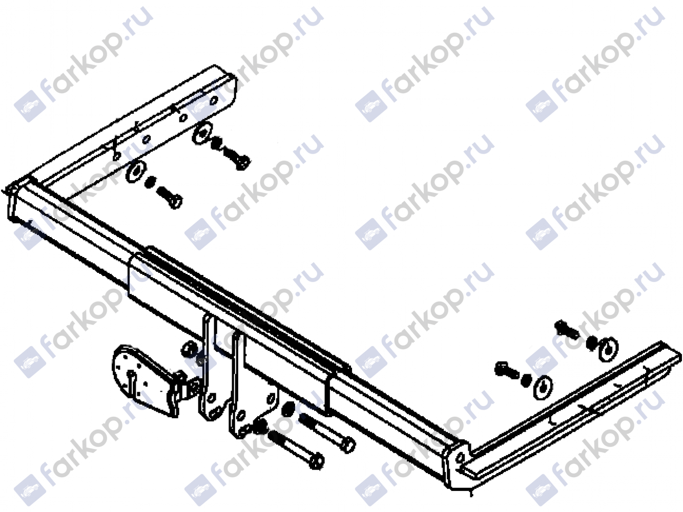 Фаркоп Oris для Ford Focus (седан, хетчбек) 1998-2005 Арт. 3936-A 3936-A в 