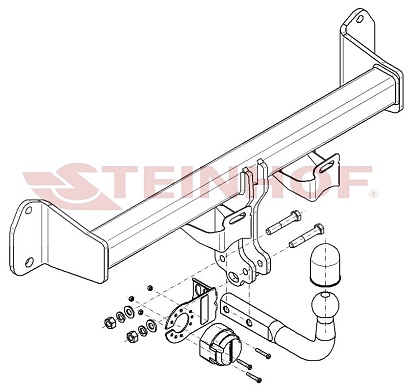 Фаркоп Steinhof для BMW 3 серия 2013- Арт. B-084 B-084 в 