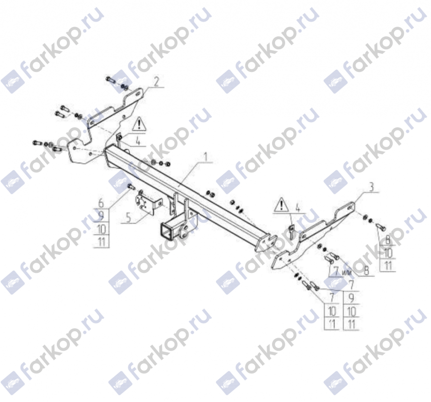 Фаркоп AvtoS для Mazda CX-5 2012-2017 Арт. MZ 01B MZ 01B в 