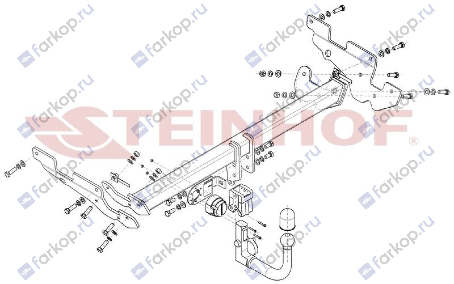 Фаркоп Steinhof для Mazda CX-5 2017- Арт. M-057 M-057 в 