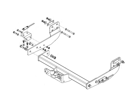 Фаркоп AvtoS для Ford Transit 2014- Арт. FD 32 FD 32 в 