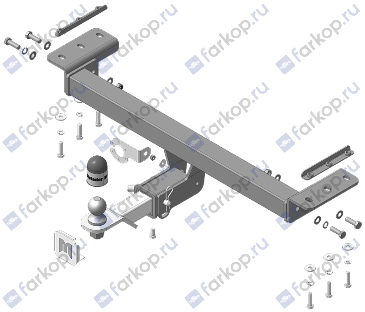 Фаркоп Motodor для EXEED LX 2022- 99004-E в 