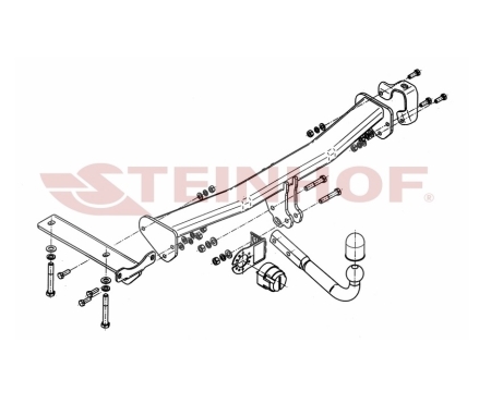 Фаркоп Steinhof для Land Rover Freelander 2007-2014 Арт. L-102 L-102 в 