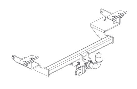 Фаркоп Auto-Hak для Volvo S40 1995-2000 L 13A в 