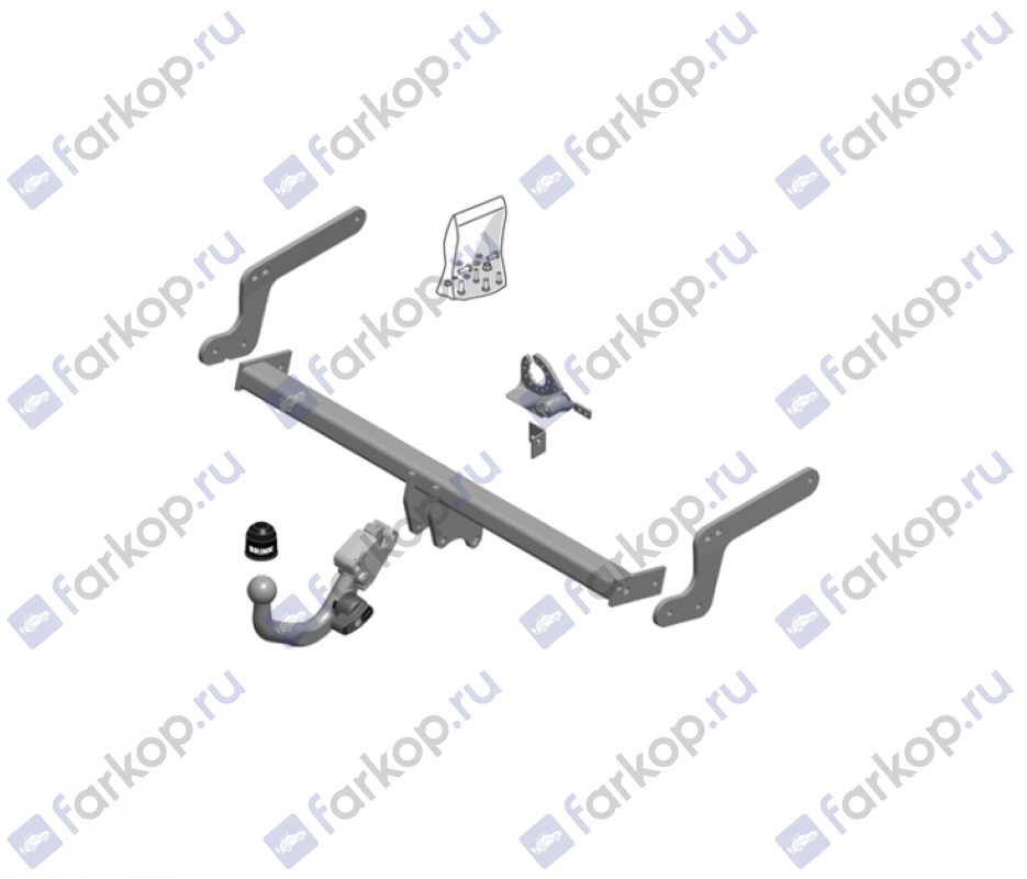 Фаркоп Brink для Renault Duster (4x2, 4x4) 2015-2021 647700 в 