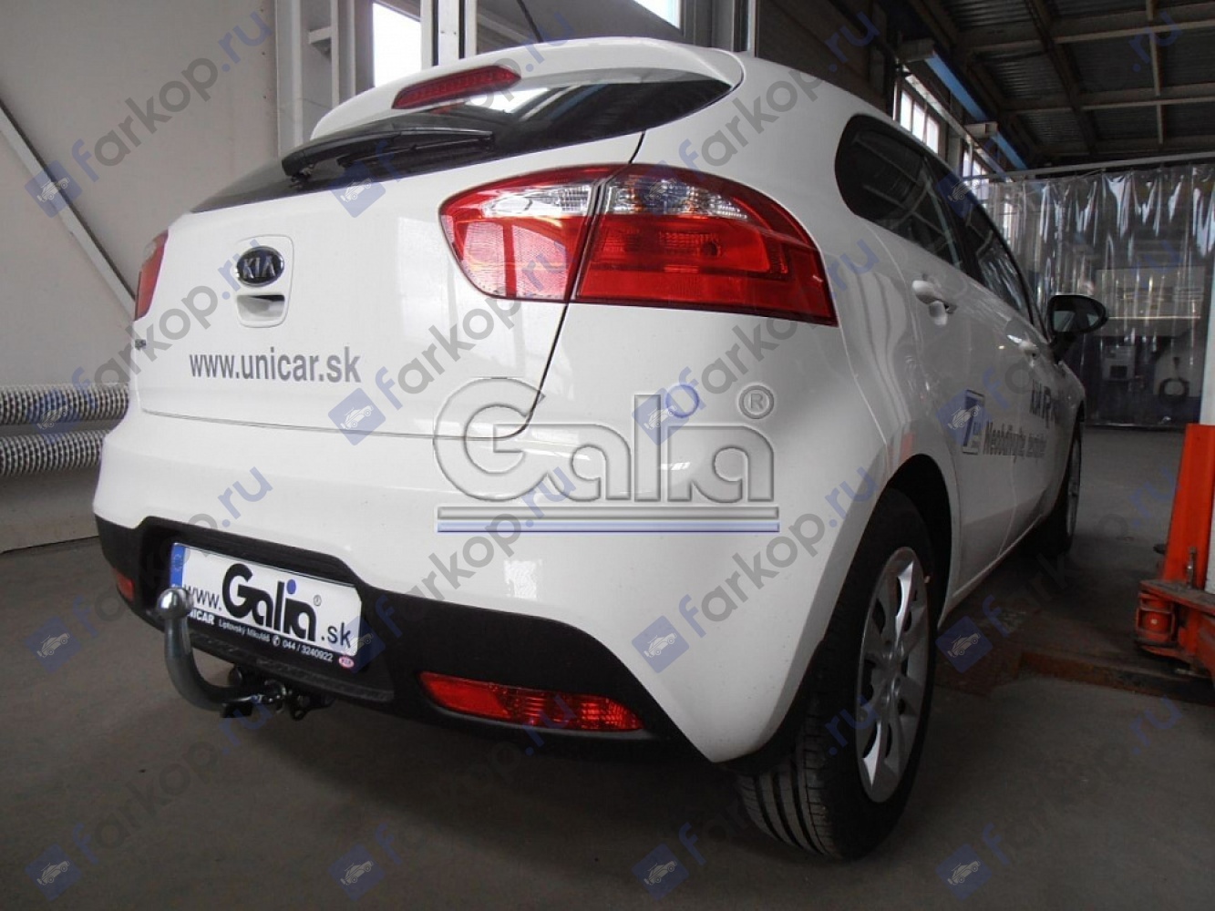 Фаркоп Galia для Kia Rio (хетчбек, седан) 2011-2017 Арт. K037C K037C в 