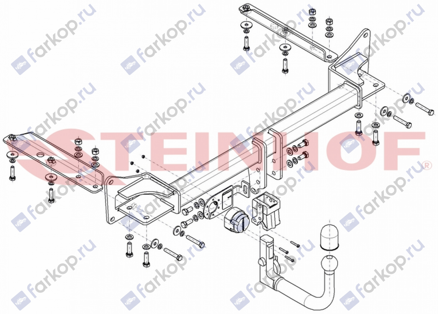 Фаркоп Steinhof для Opel Insignia 2017- Арт. O-153 O-153 в 