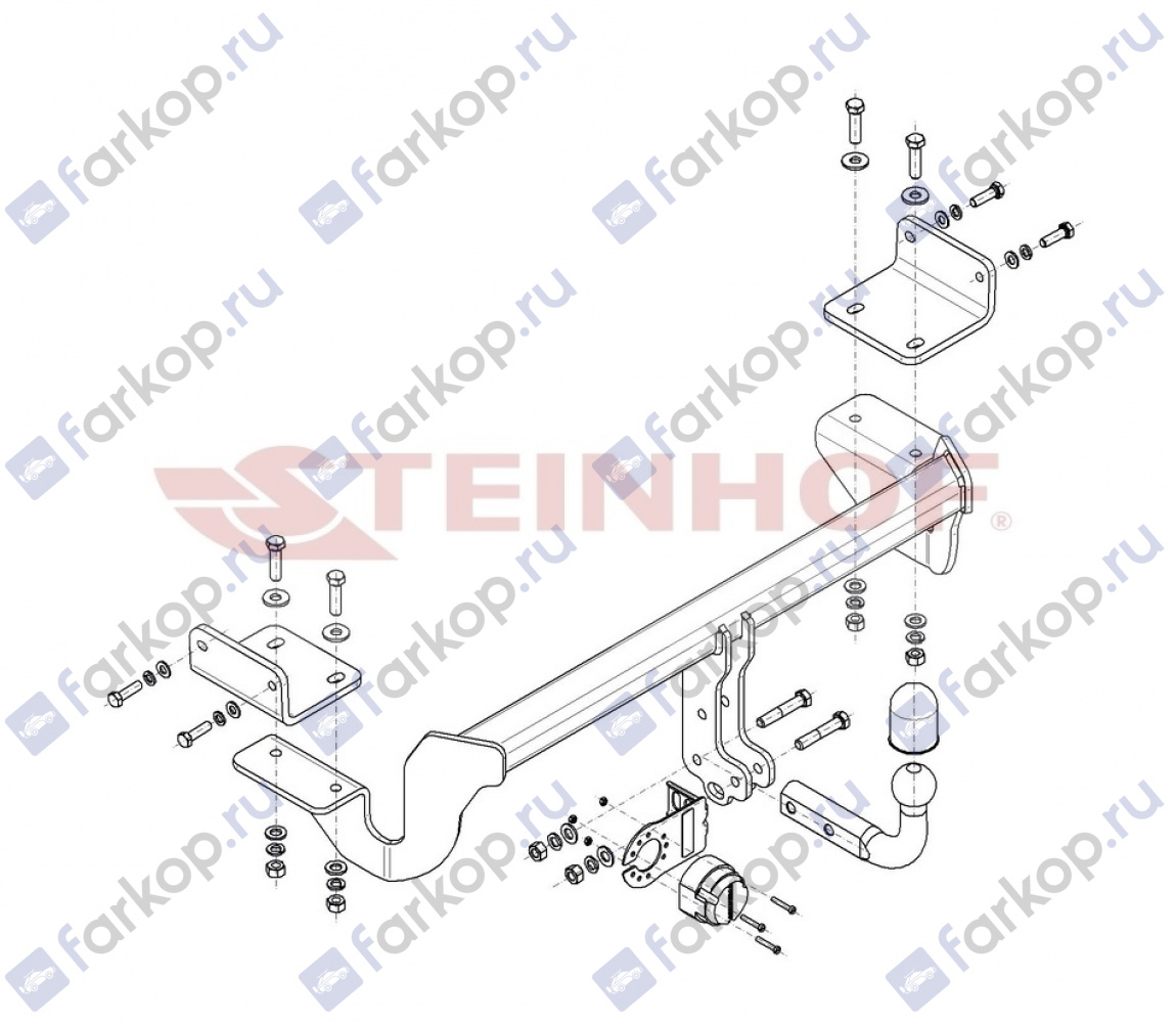 Фаркоп Steinhof для Kia Ceed 2018- Арт. K-085 K-085 в 