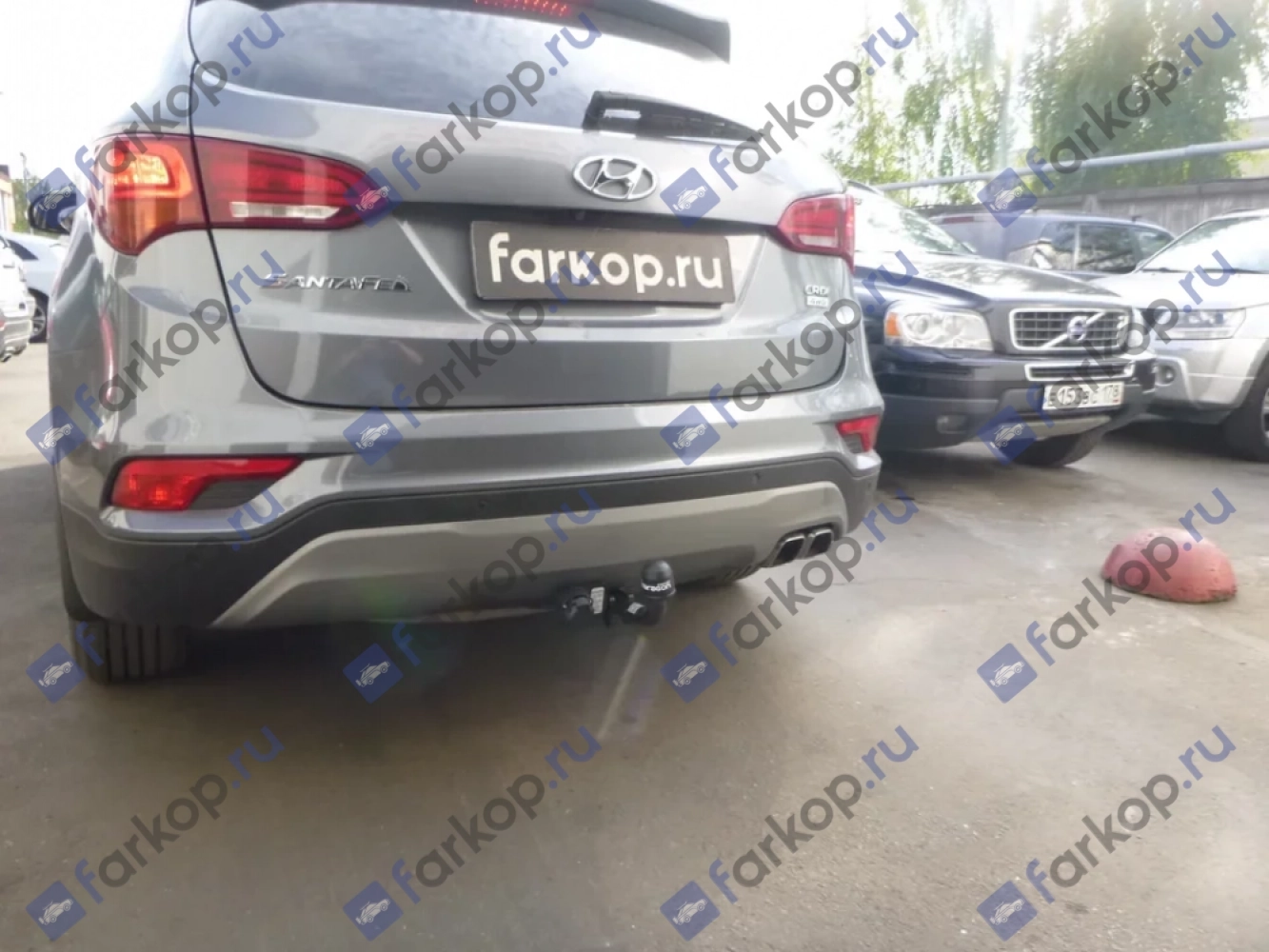 Фаркоп Aragon для Hyundai Santa Fe 2012-2018 E2503CA в 