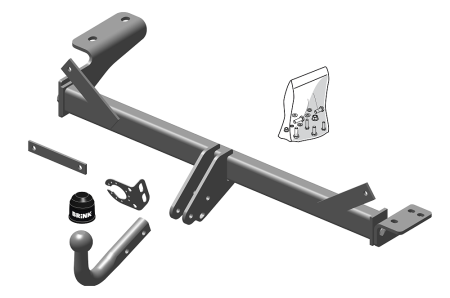 Фаркоп Brink для Land Rover Evoque 2011-2014 Арт. 547600 547600 в 