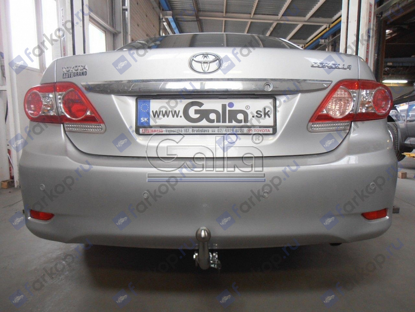 Фаркоп Galia для Toyota Corolla (E15, седан) 2007-2013 Арт. T060C T060C в 