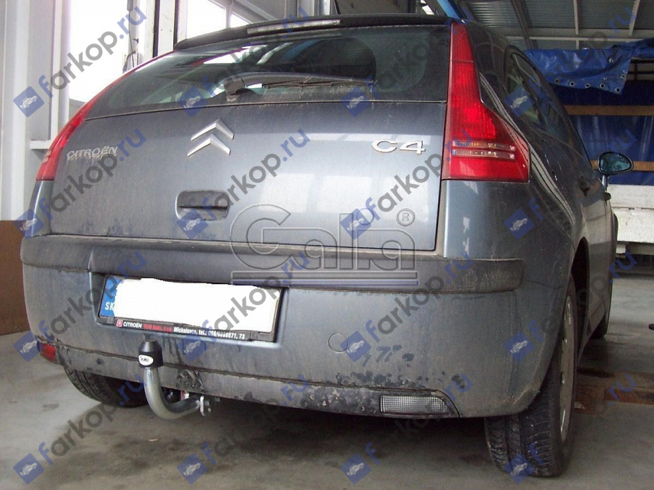 Фаркоп Galia для Citroen C4 (3,5 дв.хетчбек) 2004-2010 C038A в 