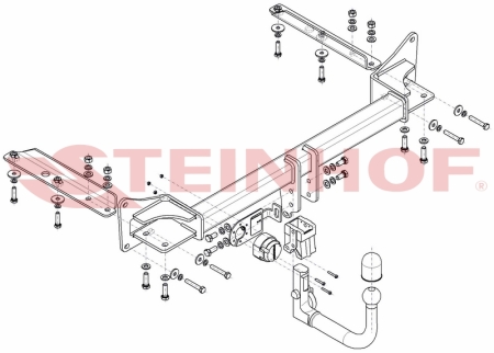 Фаркоп Steinhof для Opel Insignia 2017- Арт. O-153 O-153 в 