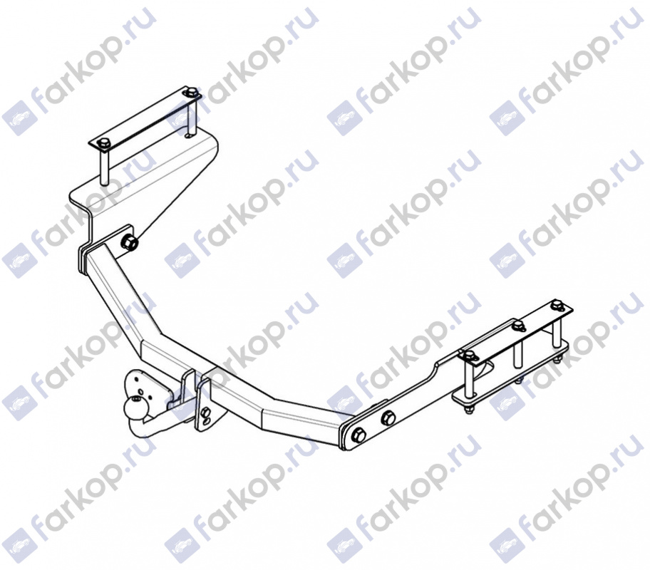 Фаркоп AvtoS для Ssang Yong Actyon Sports 2007-2016 Арт. SY 008 SY 008 в 