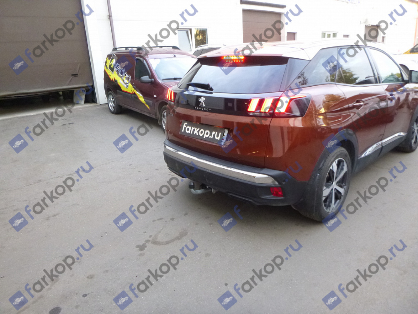 Фаркоп Galia для Peugeot 3008 2016-, (кроме GT line) P046A в 