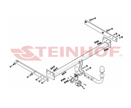 Фаркоп Steinhof для Ford Kuga 2008-2012 Арт. F-275 F-275 в 