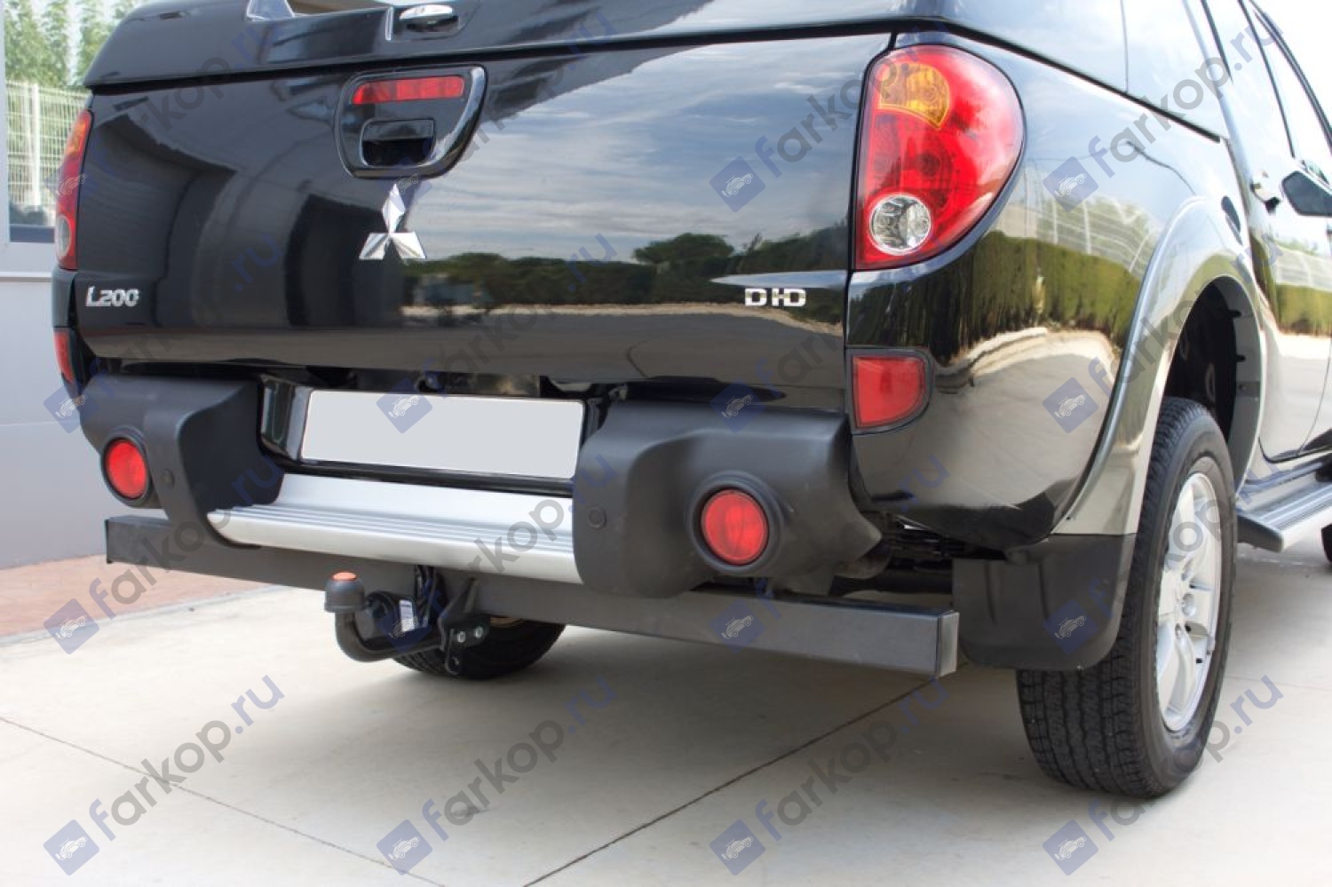 Фаркоп Aragon для Mitsubishi L200 2006-2014, (с пластиковым бампером) Арт. E4201BA E4201BA в 