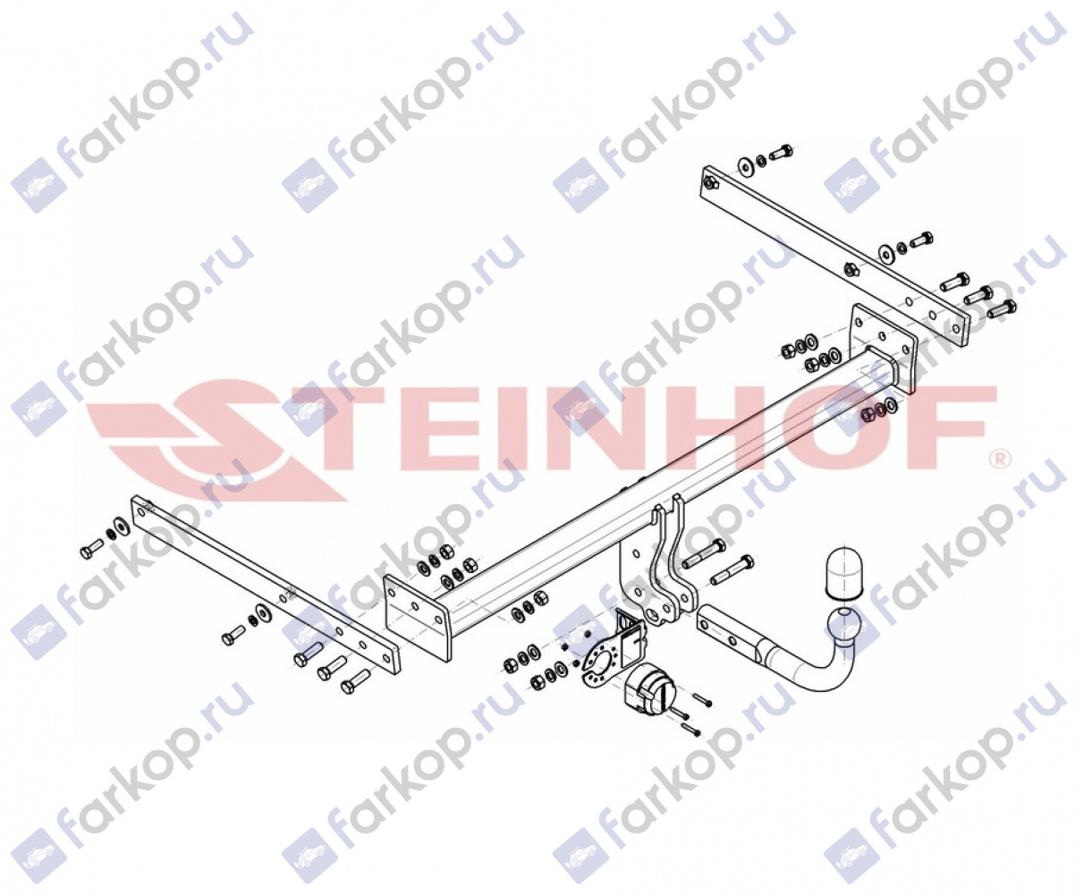 Фаркоп Steinhof для Ford Kuga 2008-2012 Арт. F-275 F-275 в 