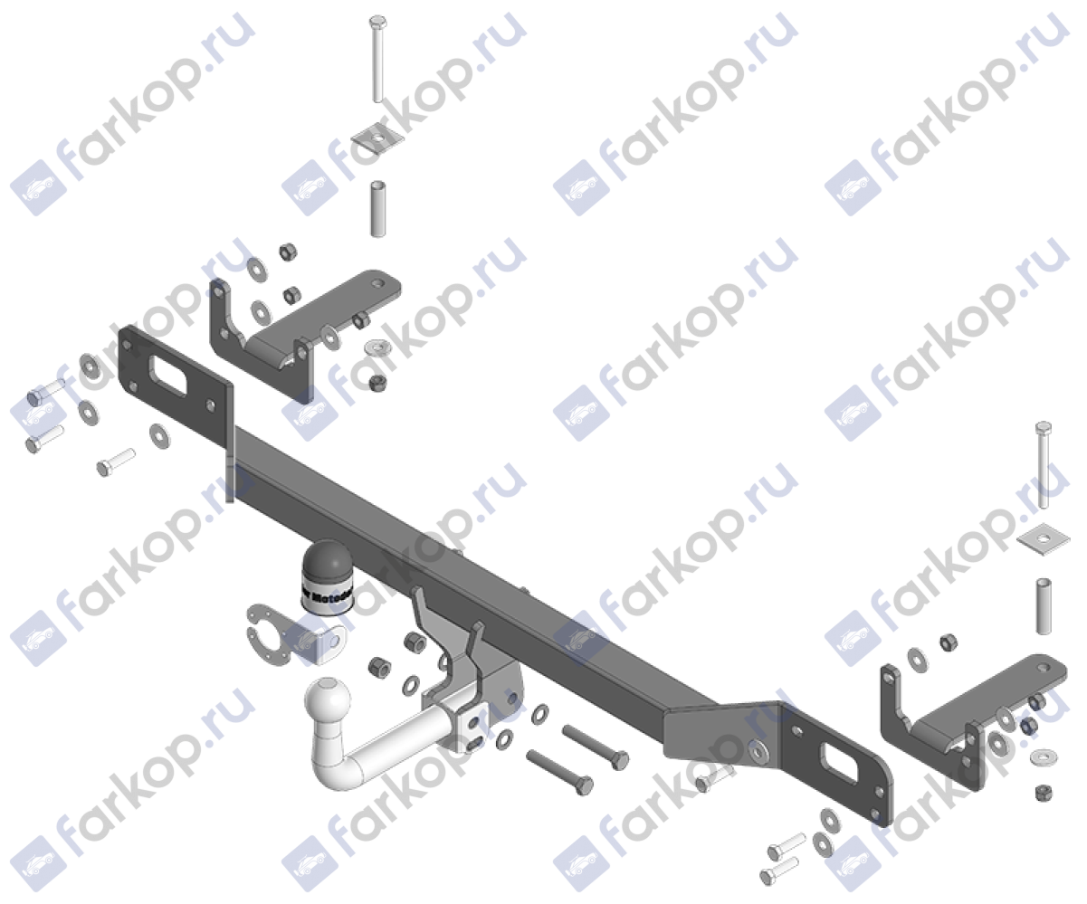 Фаркоп Motodor для Lada Vesta (Cross) 2023- Арт. 92109-A 92109-A в 