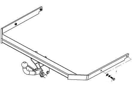 Фаркоп Oris для Ford Focus (хетчбек) 2004-2011 3947-A в 