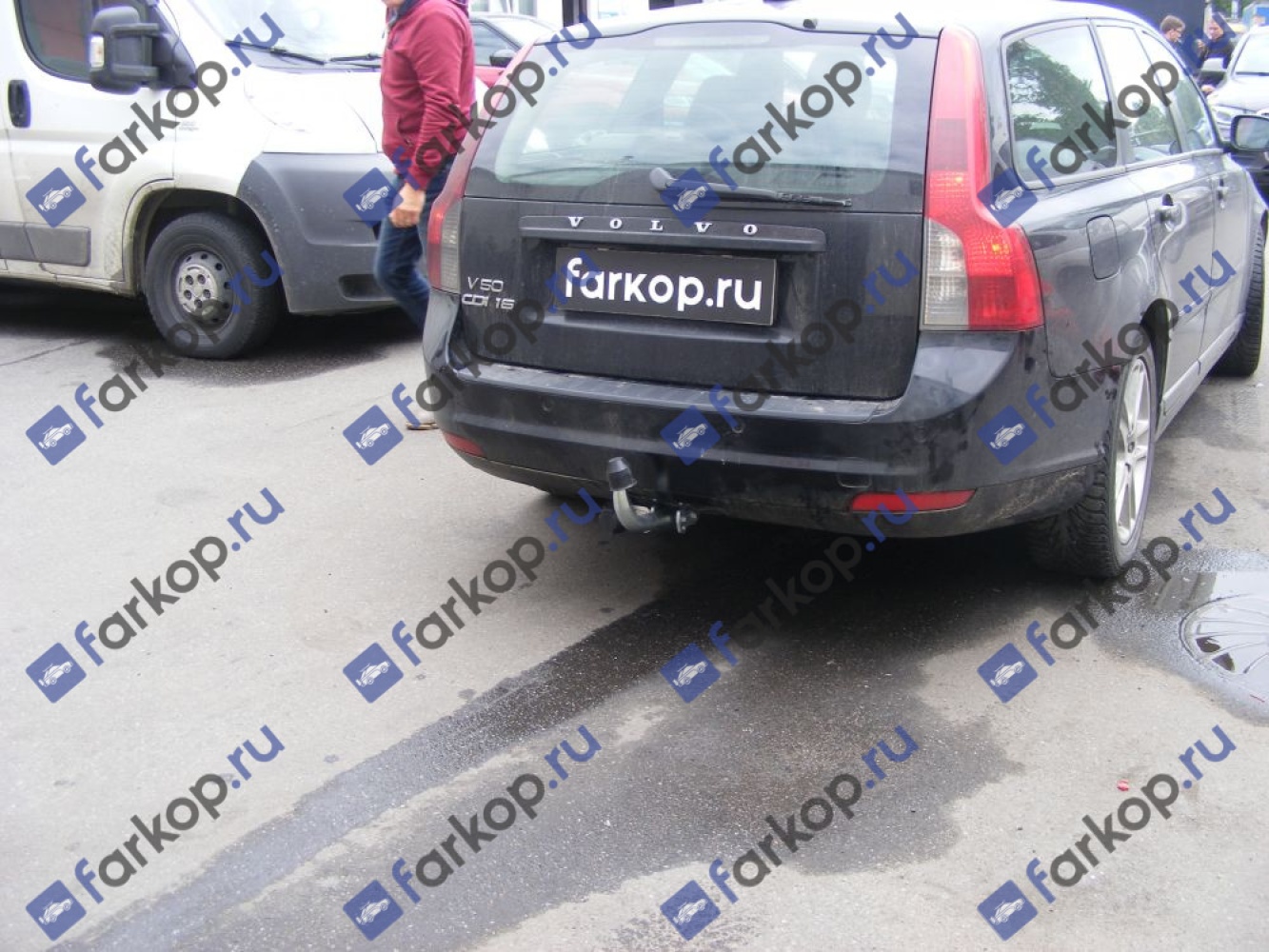 Фаркоп Galia для Volvo V50 (универсал) 2004-2012 V078A в 