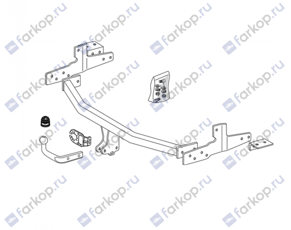 Фаркоп Brink для Hyundai H1 (2WD) 1997-2008  396300 в 