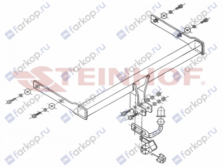 Фаркоп Steinhof для Skoda Octavia 2004-2013 Арт. S-341 S-341 в 