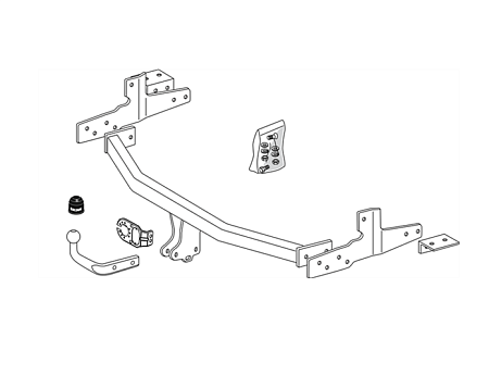 Фаркоп Brink для Hyundai H1 (2WD) 1997-2008  396300 в 