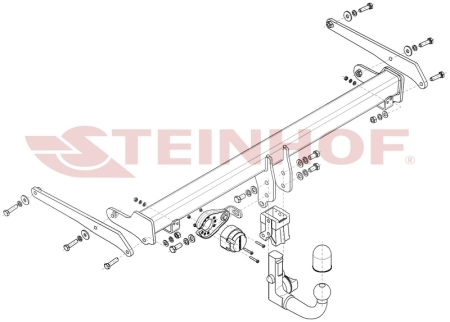 Фаркоп Steinhof для Audi Q3 (Sportback) 2019- Арт. A-118 A-118 в 