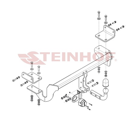 Фаркоп Steinhof для Kia Ceed 2018- Арт. K-085 K-085 в 