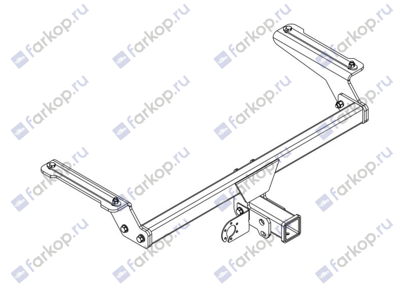 Фаркоп AvtoS для Haval F7 2019- HV 03B в 