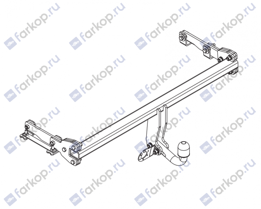 Фаркоп Auto-Hak для Nissan Qashqai (J11) 2018-2021 Арт. V 80 V 80 в 