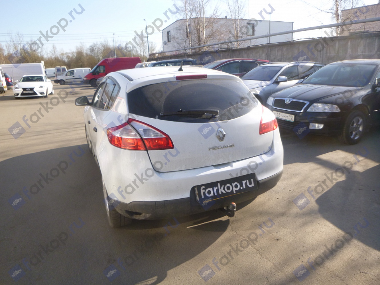 Фаркоп Aragon для Renault Megane (3,5 дв) 2009-2016 Арт. E5219CA E5219CA в 